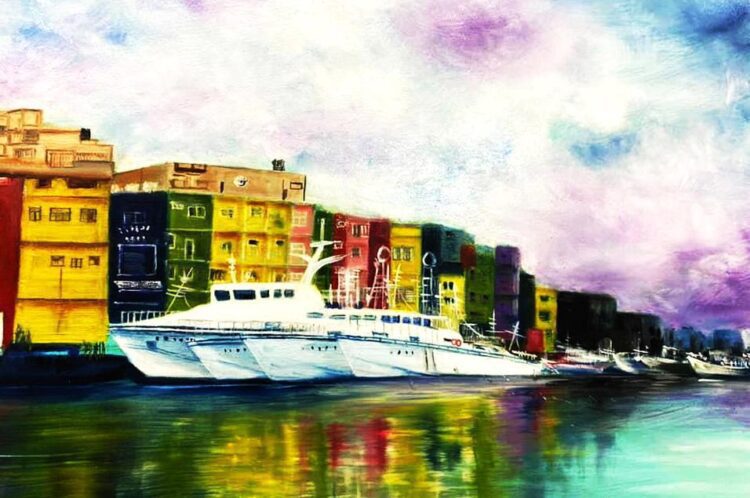 花景色創作聯展-高雄市勞工局長周登春親臨祝賀勉勵