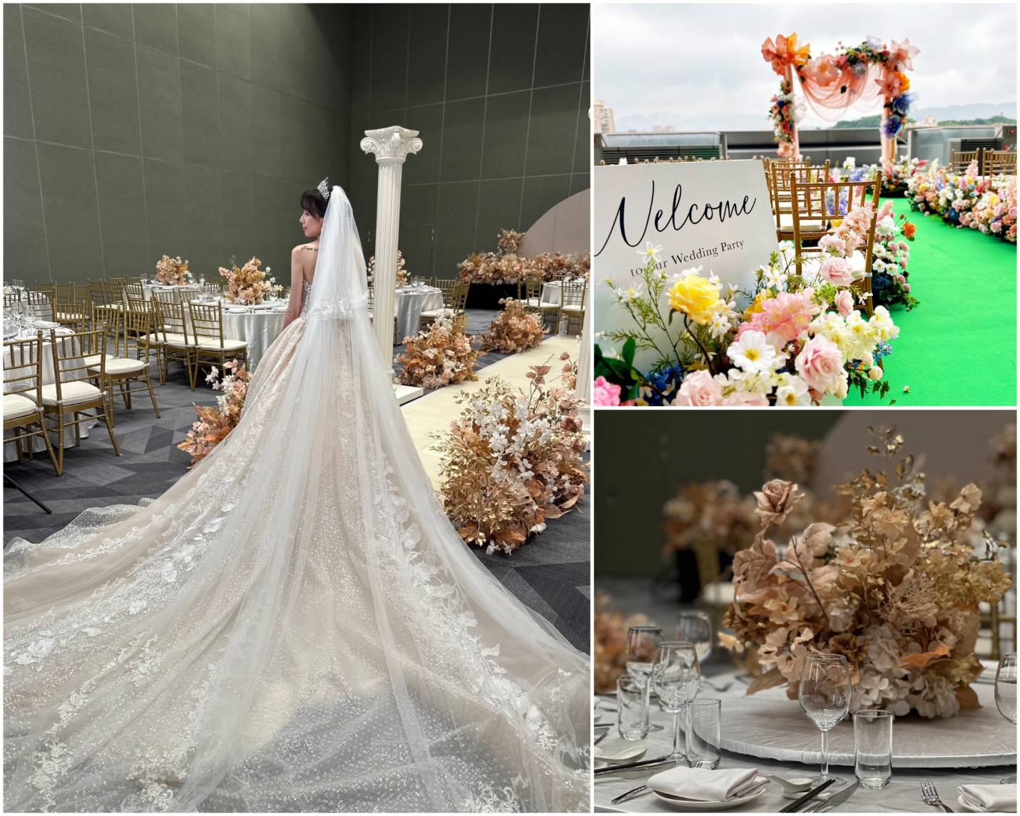 南港展覽2館7樓打造「星光Wedding」婚宴場地 青青集團婚禮一條龍服務 推出空中花園證婚
