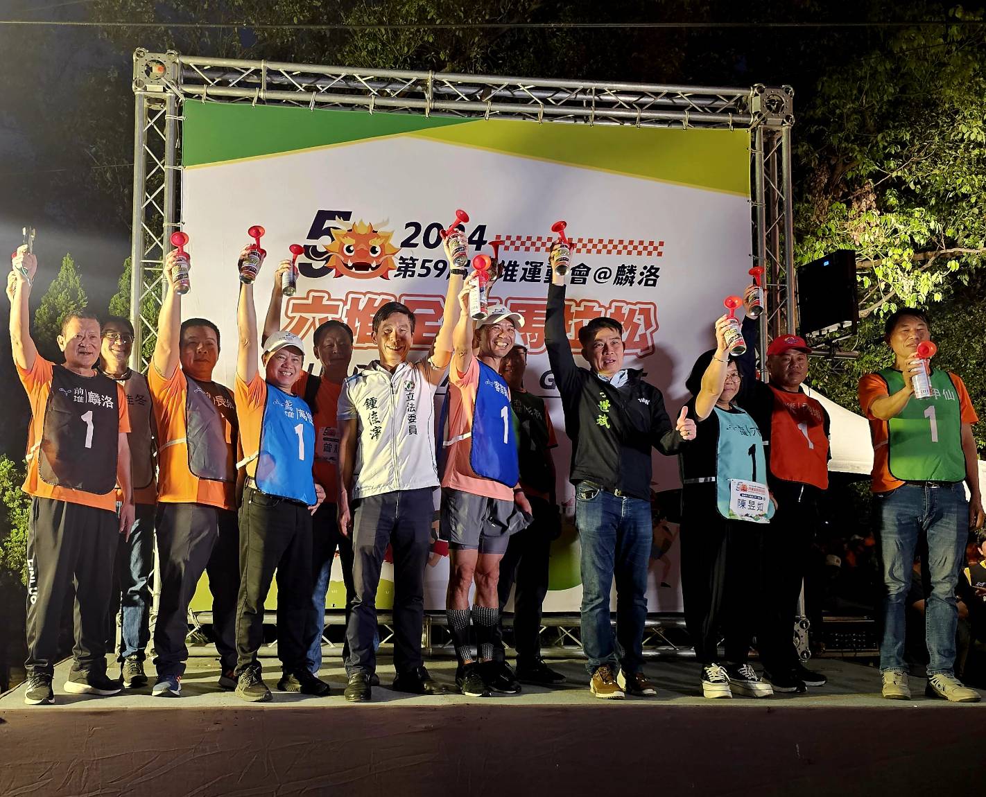 六堆運動會前哨賽 馬拉松2千跑者熱力開跑