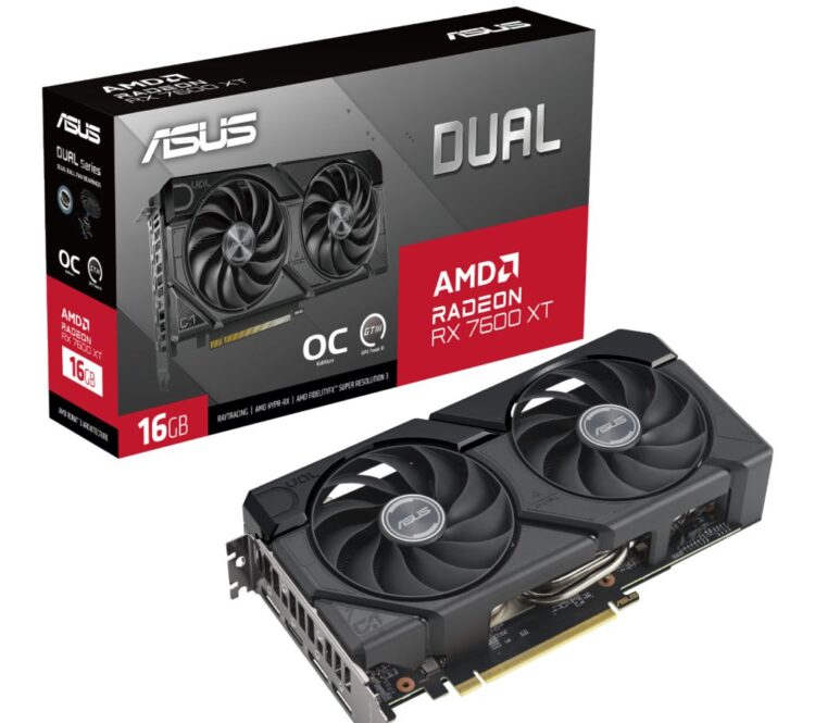 華碩發表兩款搭載 16GB GDDR6 高速記憶體 Radeon RX7600 XT 顯示卡 華碩發表兩款搭載 16GB GDDR6 高速記憶體 Radeon RX7600 XT 顯示卡