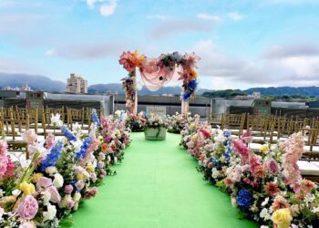 南港展覽2館7樓打造「星光Wedding」婚宴場地 青青集團婚禮一條龍服務 推出空中花園證婚