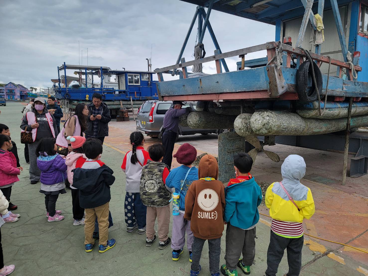 東華附小幼兒園海巡小尖兵　花蓮漁港探訪趣