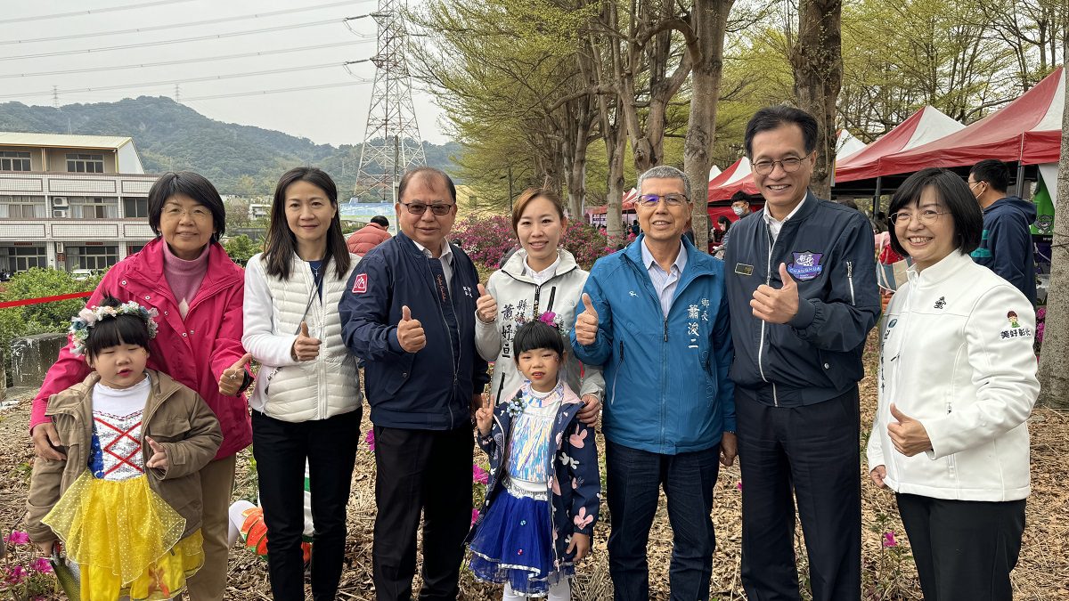 影音／2024社頭杜鵑花季　綠色隧道結合杜鵑花形成一幅美麗的賞花景點