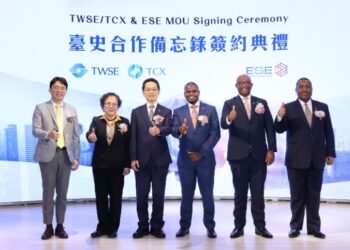 臺史合作里程碑 證交所、碳交所、史瓦帝尼證券交易所三方簽署MOU