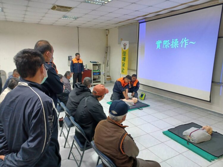 保全業者學習CPR 共同守護社區安全 保全業者學習cpr-共同守護社區安全