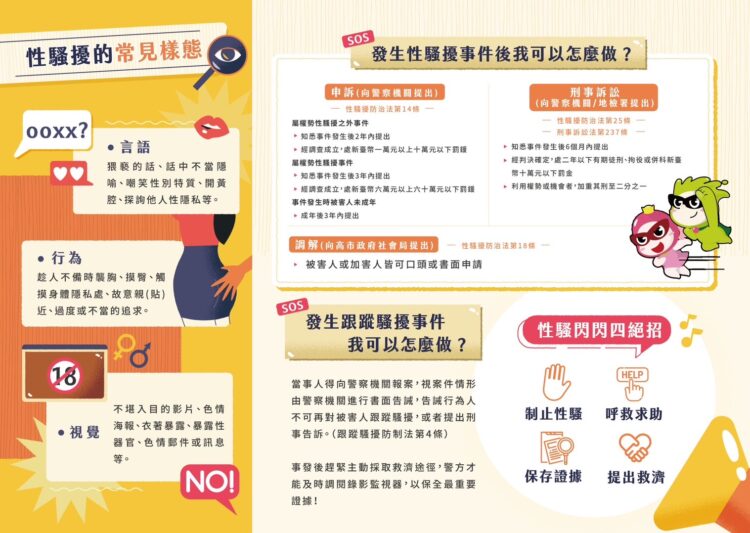 性騷擾防治法新制8日全面上路-–-延長申訴期限-簡化申訴程序-加強保障被害人權益