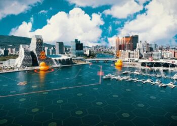 亞灣2.0科幻短影片-模擬5g-aiot技術應用展現城市未來想像