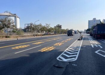 落實循環經濟淨零碳排-高雄市政府與中鋼合作轉爐石改善擴建路