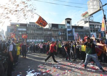 彰化南瑤宮甲辰年笨港進香起駕-開基三媽-首次出巡