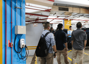 盛達電動車充電站試營運 建商聚焦社區光充儲系統