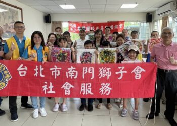 圓緣慈善推廣協會攜手南門獅子會 陪老憨兒無筆彩繪