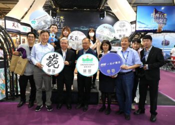 皇冠海岸觀光圈首次前進台中旅展   北觀處打造野柳女王微型燈光秀