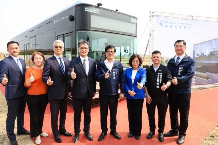 鴻華先進橋科電巴廠動土-陳其邁：建立完整全球電動巴士研發與生產生態系