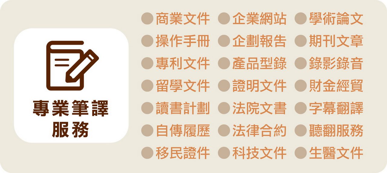 華頓翻譯上百種語言互譯 站穩國際市場