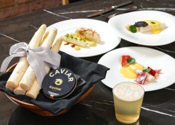 餐桌上象牙白蘆筍美饌  三二行館、台北晶華酒店鮮知道