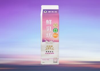知名鮮乳品牌推莊園級鮮乳 漸層色調展現牧場風土