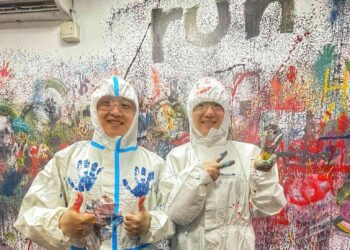 中壢親子景點「亂畫&run畫」體驗最舒壓行動繪畫