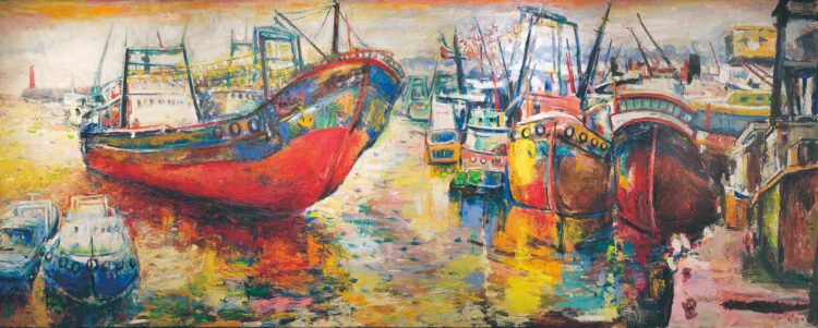 文化尋根-建構台灣美術百年史系列展覽-藝遊人生-林顯宗油畫世界