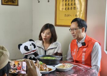 拍攝觀光美食行銷影片 竹東鎮長推廣客家粄條