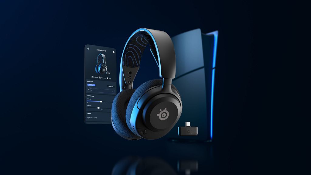 賽睿發表整合百款遊戲音訊配置 App、新無線耳機「Arctis Nova 5」