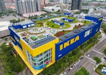 全球首座ikea「空中花園」在台中