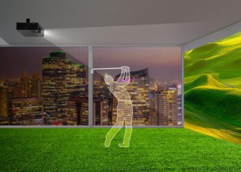 奧圖碼短焦雷射商用機型azu517st-實現高爾夫與家庭娛樂的新式體驗