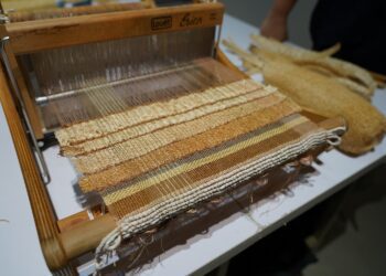 菜瓜布大變身-中市纖博館創意絲瓜絡編織好時尚