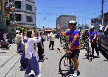 回家迎王了！環島千里騎福車隊-25日凱旋返抵東隆宮