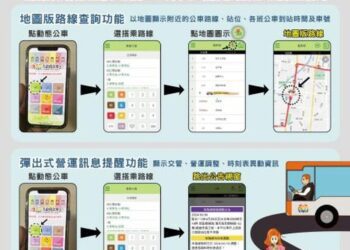 大台南公車app改版-地圖版路線、彈出式提醒功能即起上線