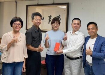 台北市政顧問陳啟宏　前往內湖分局港墘派出所致贈慰問金　感謝警方維護治安