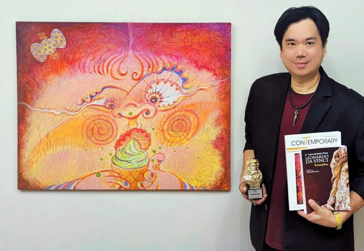 藝術家林陳忠勳-榮獲義大利國際達文西金獎