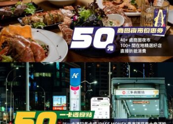 高雄演唱會優惠「在地美食x大眾運輸」夢幻連動-50元商圈夜市優惠券加碼50點