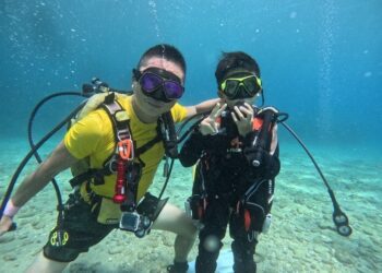 樹科大休運系潛水體驗營-學員深度享受海洋之美