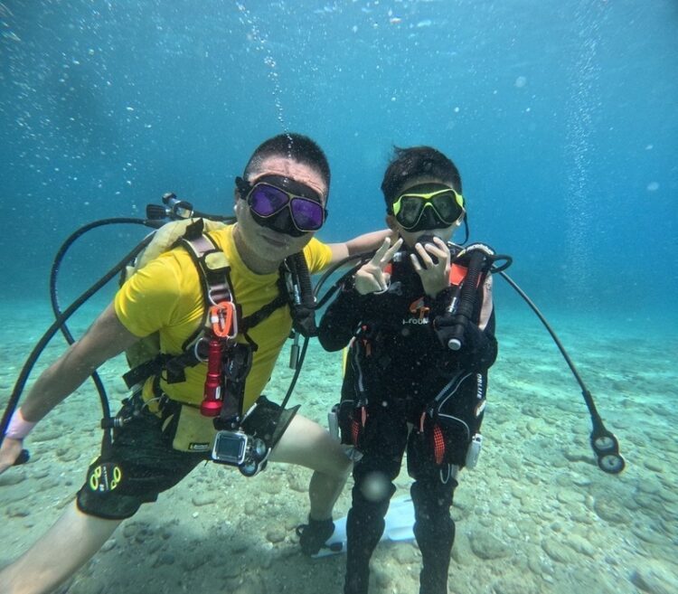 樹科大休運系潛水體驗營 學員深度享受海洋之美 樹科大休運系潛水體驗營-學員深度享受海洋之美
