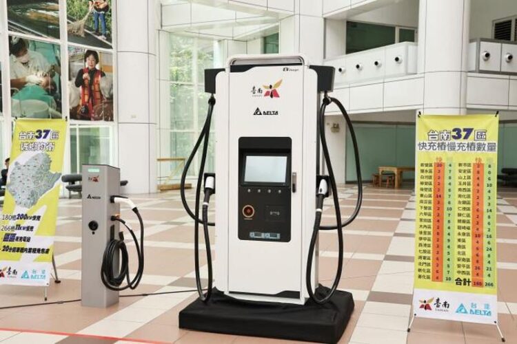 中央補助台南電動汽車充電示範場域-　目標台南各區有電充