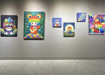 超可愛的彩虹寶貝來到高雄了 -王建揚藝術展就在bdw-gallery繽紛登場