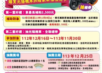 快搶！報名機車駕訓費用0元