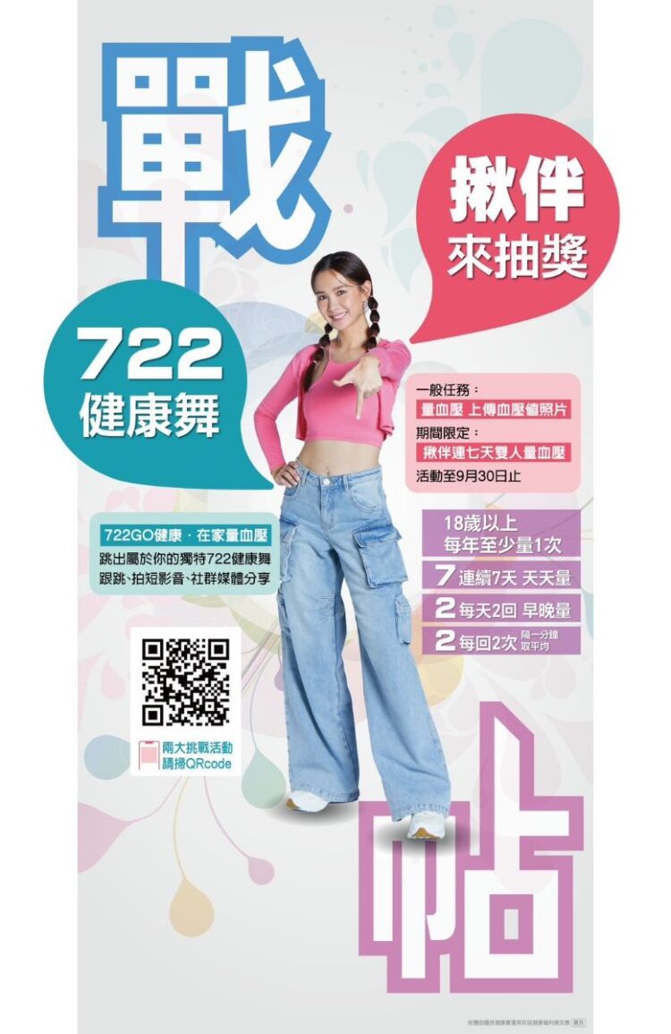 我有高血壓？722來解答-國健署下戰帖-邀您挑戰722健康新生活
