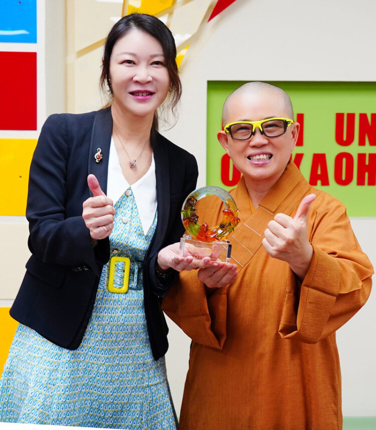 杏壇退休發宏願、奉獻佛門度眾生–-陳欣欣教授