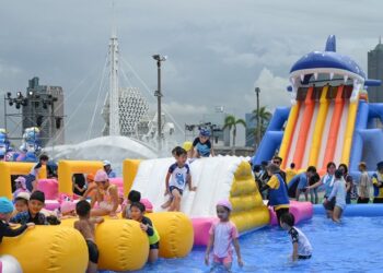 2024高雄海洋派對-！水花樂園首先亮相-全新4大親水遊具開箱試玩