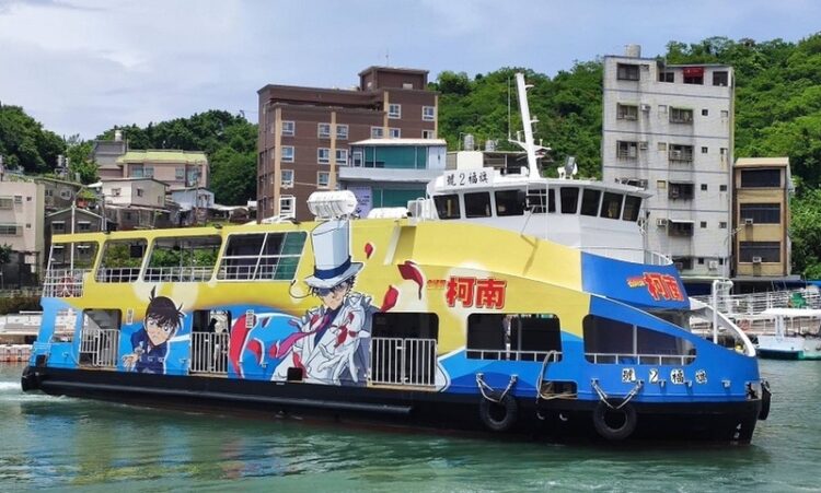高雄市輪船公司攜手「名偵探柯南」打造高雄港-海上巴士主題航班-即刻啟航!