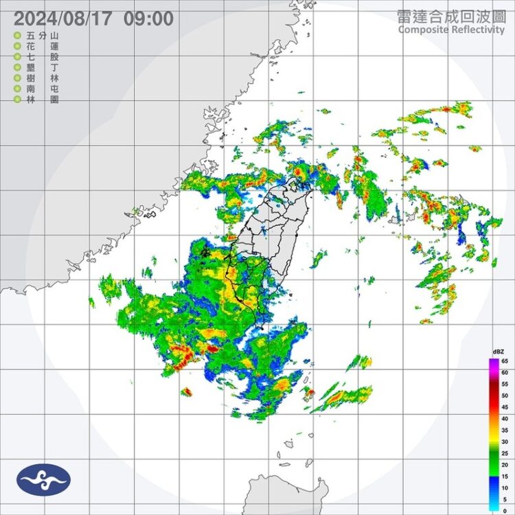 週六嘉義以南雨勢明顯 各地午後留意雷陣雨 週六嘉義以南雨勢明顯-各地午後留意雷陣雨