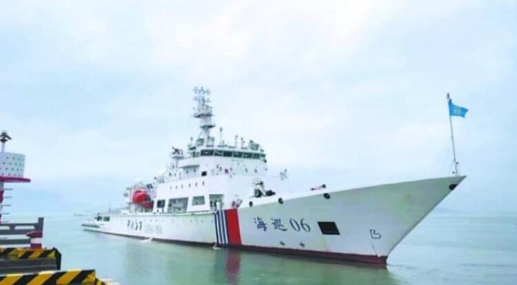 中國大陸交運部執行2024年台灣海峽巡航行動