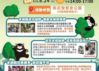 高雄水土保育闖關樂翻天-在衛武營都會公園登場！