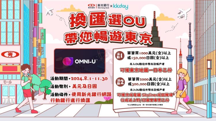 最新旅遊小確幸快搶!新光銀行6大回饋即日上線 最新旅遊小確幸快搶!新光銀行6大回饋即日上線