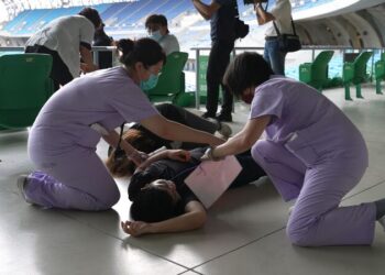 高市府完成國體場國土安全等級無劇本實兵演練-確保大型演唱會疏散應變