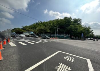 左營區翠華路(明潭至世運大道)拓寬工程南下段分區通車紓解車流