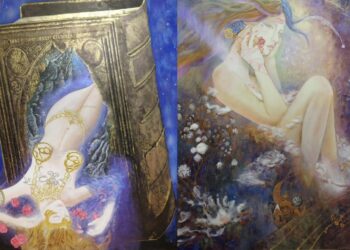 藝術家蔡東雲畫作揮灑自由-解放人們被束縛的石化思想