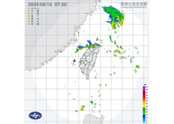 週二雨神同行！把握週三好天氣-週四又轉雨