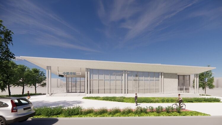 開創新地標!桃園砸百億造「中路車站鐵路地下化」 開創新地標!桃園砸百億造「中路車站鐵路地下化」